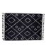 Tapis Déco en Laine David 202x300cm Noir-1