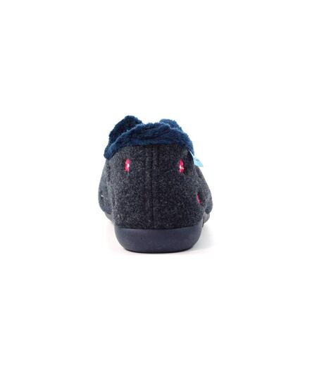 Chaussons Havana Femme Bleu Lunar