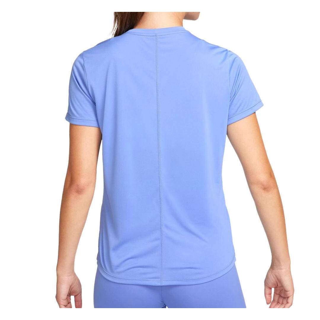 T-shirt Bleu Femme Nike One Df50 - L-2