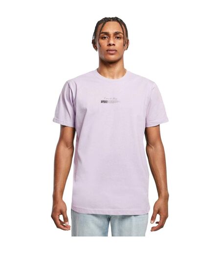 T-shirt Motif/style Papillon Become The Change 2.0 Homme Lilas Mister Tee