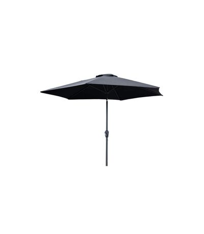 Parasol en Métal Leeds 300cm Noir