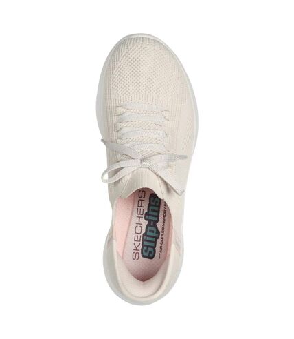 Womens/ladies ultra flex 3.0 brilliant trainers natural Skechers