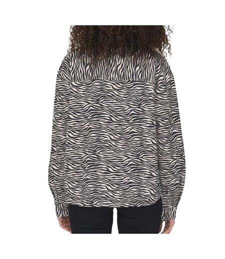 Chemise zèbre noir/blanc femme jdy ray - l