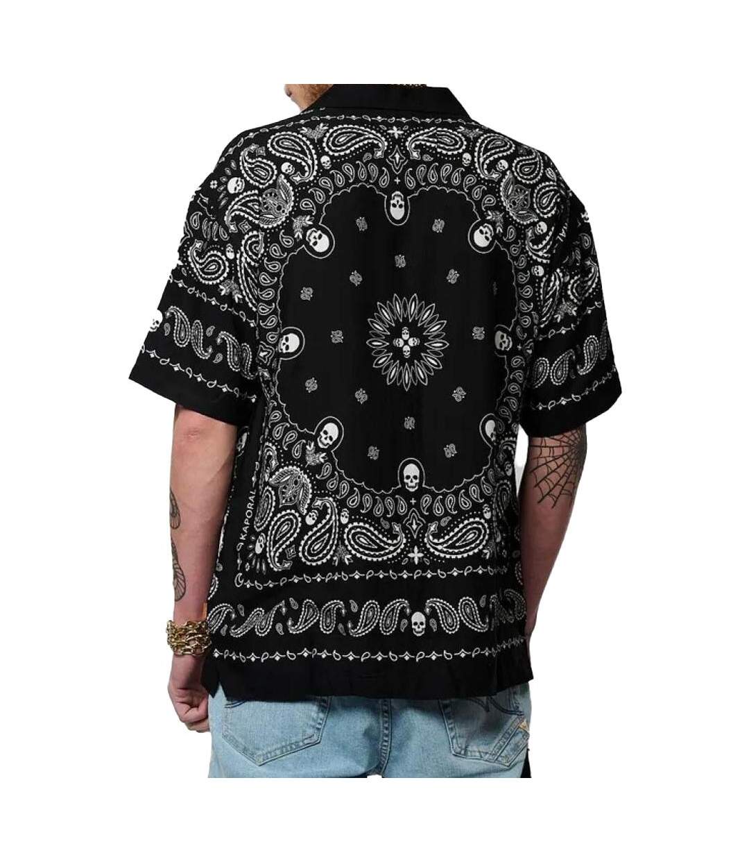 Chemise noire homme kaporal texas - l-2