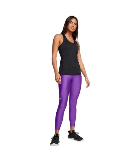 Womens/ladies Heatgear Leggings Purple Under Armour