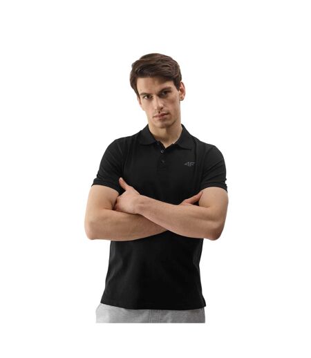 Polo Motif/style Logo Homme Noir 4F