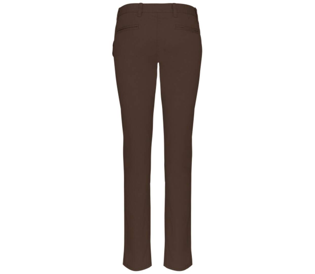 Pantalon chino - Femme - PAT741 - marron chocolat-2