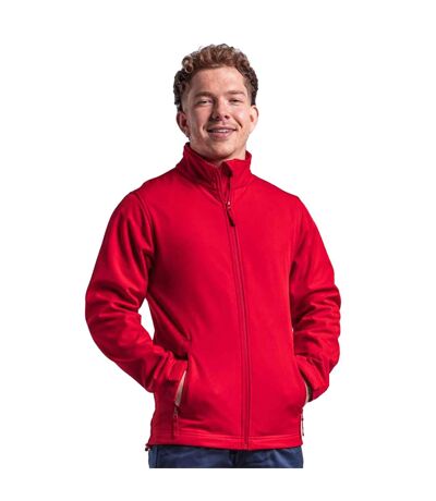 Mens Classic 2 Layer Softshell Jacket Red RTXtra