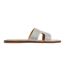 Womens/ladies Diamante Flat Sandals White Aldo-1