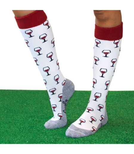 Hingly - Chaussettes de hockey unisexes hautes à motifs fantaisie