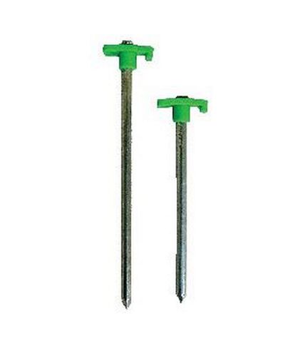 Ambassador Rock Pegs (Pack of 10) (Silver/Green) (One Size) - UTST5997