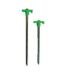 Ambassador Rock Pegs (Pack of 10) (Silver/Green) (One Size) - UTST5997