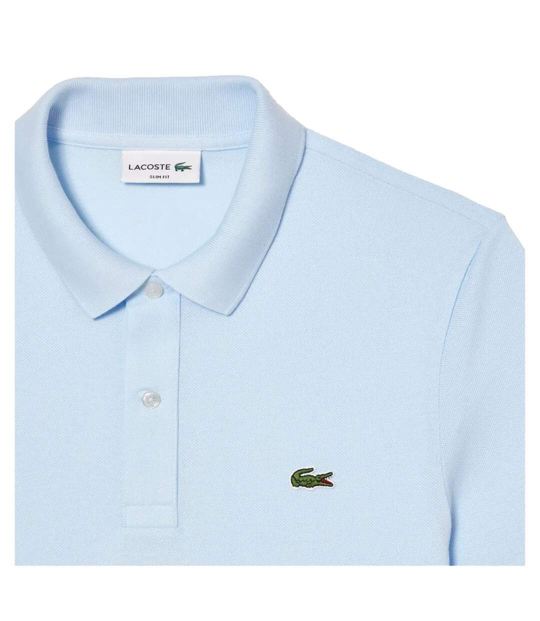 Mens Pima Cotton Short-sleeved Polo Shirt Blue Lacoste-4