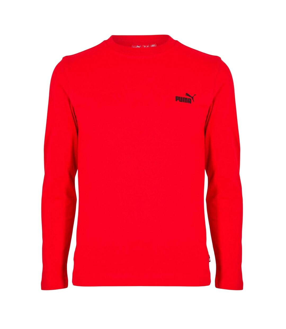 Mens Performance Long-sleeved T-shirt Red Puma-2