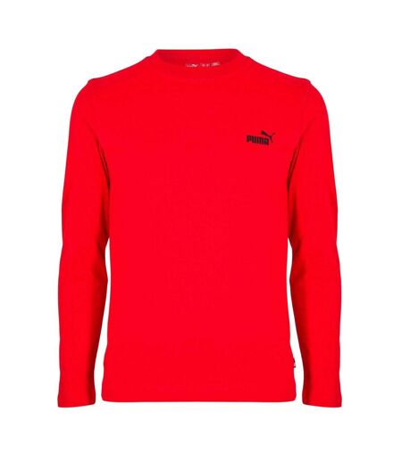 Mens Performance Long-sleeved T-shirt Red Puma