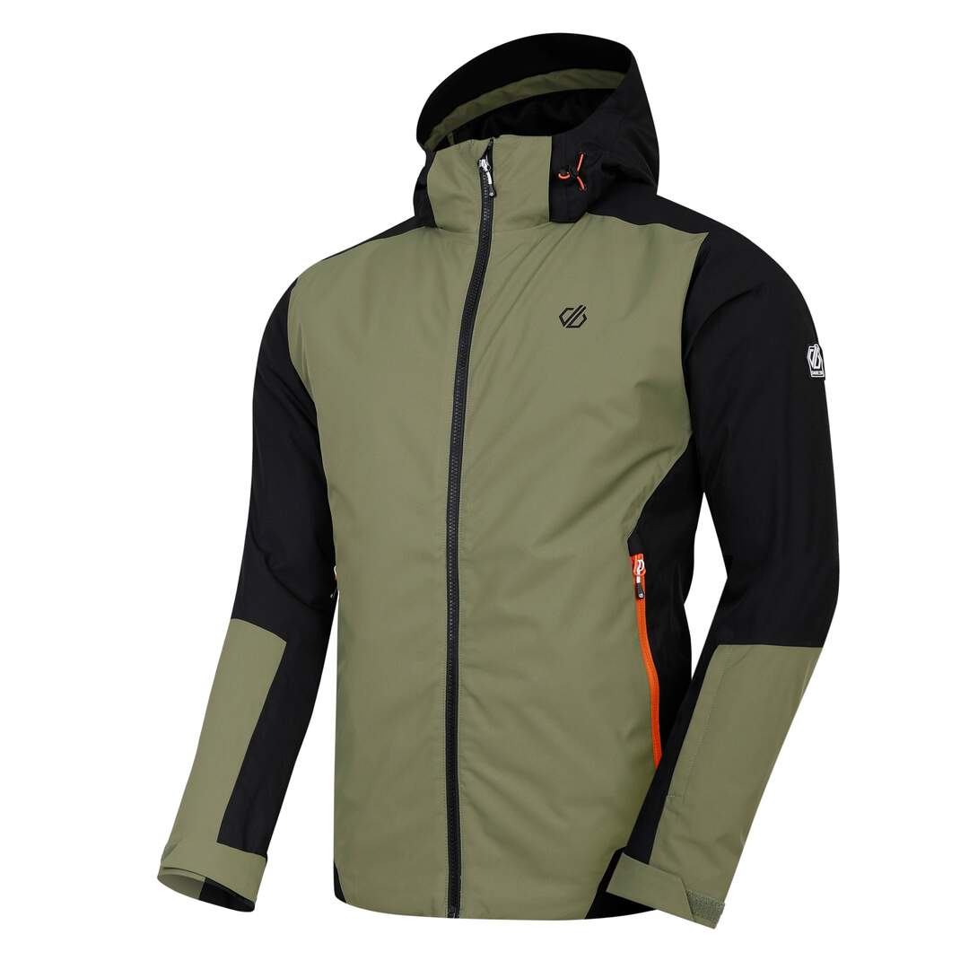 Blouson de ski precision homme noir / vert olive Dare 2B-3