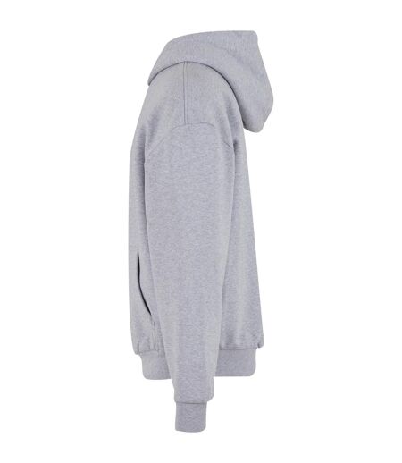 Sweat À Capuche Adulte Gris Chiné Build Your Brand
