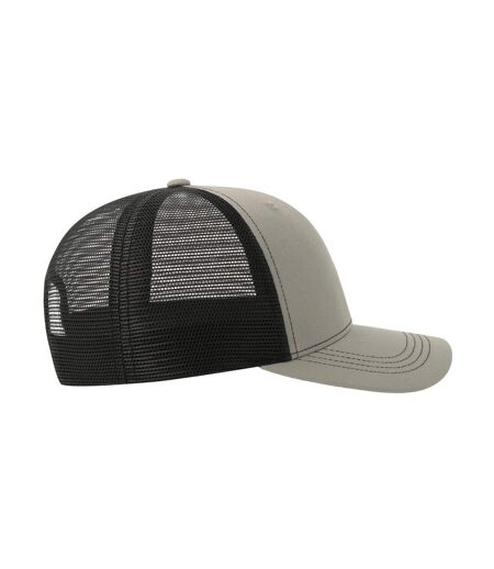 Casquette Trucker Motif/style 6 Panneaux Sonic-s Adulte Gris Noir Atlantis Headwear
