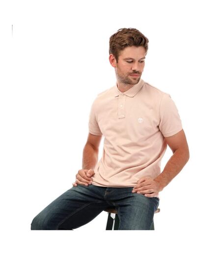 Polo manches courtes miller river homme rose Timberland