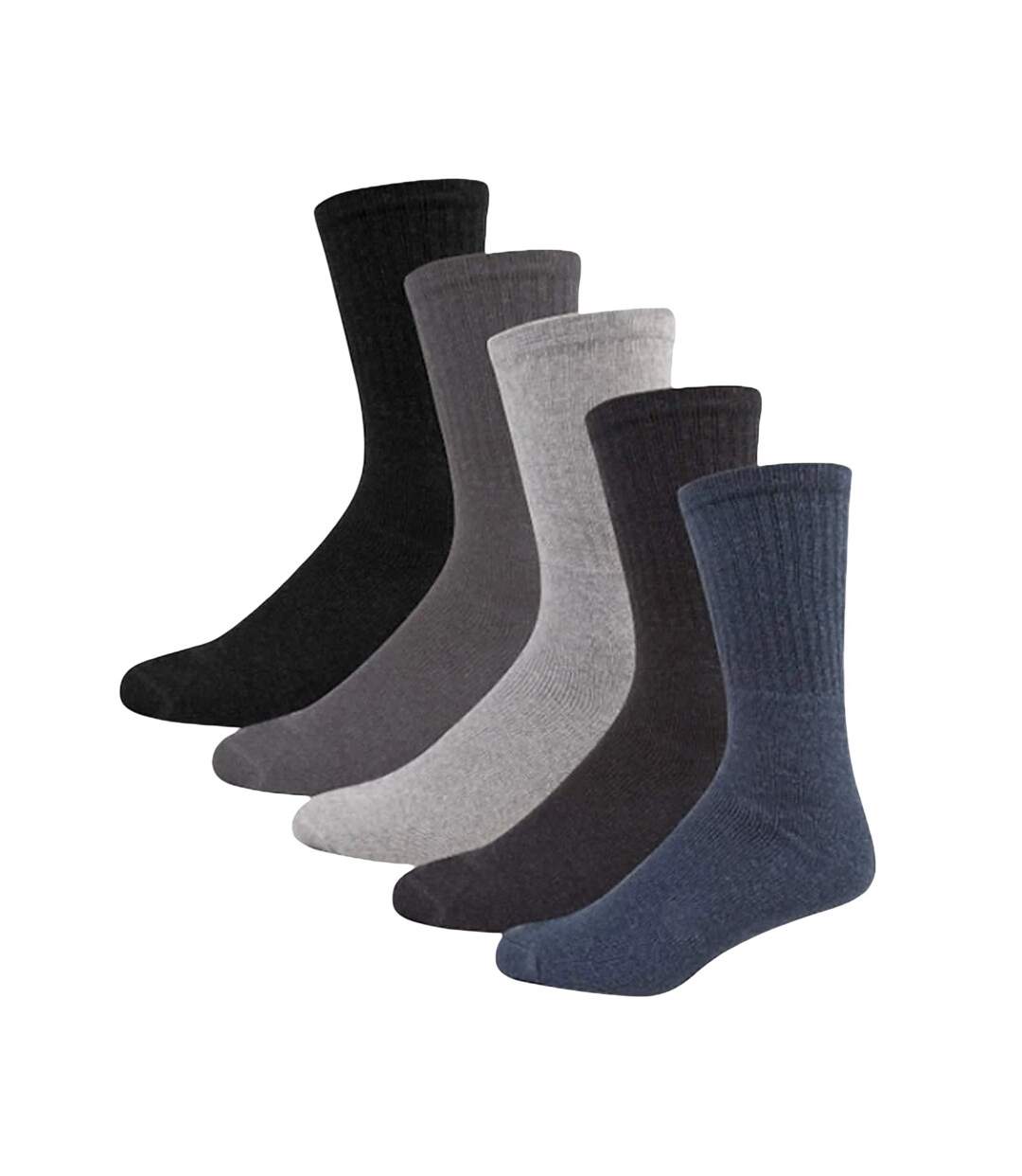 Pack Of 2  Mens Cotton Socks 0 Multicoloured Soxy-2