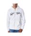 Sweat zippé blanc homme project x paris broderie origin - l-1