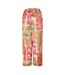 Womens/ladies Patchwork Wide Leg Trousers Multicoloured Biba-2