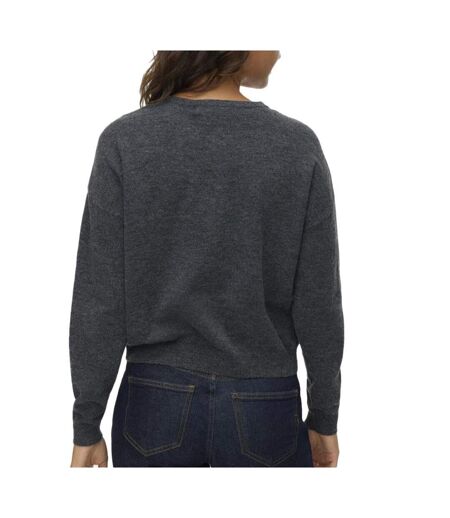 Pull gris foncé femme vero moda marina