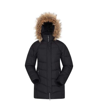 Mountain Warehouse Womens/Ladies Isla II Long Down Jacket (Jet Black) - UTMW2007