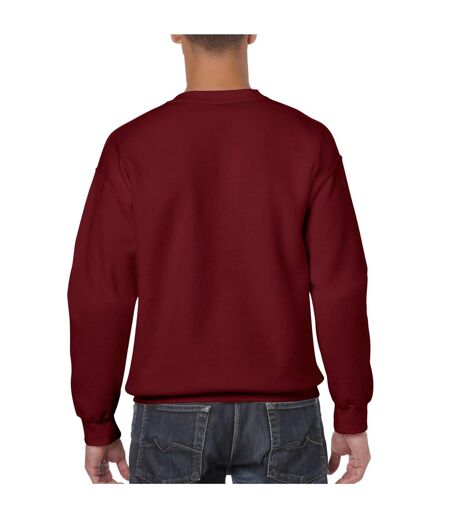 Mens Heavy Blend Sweatshirt Garnet Gildan