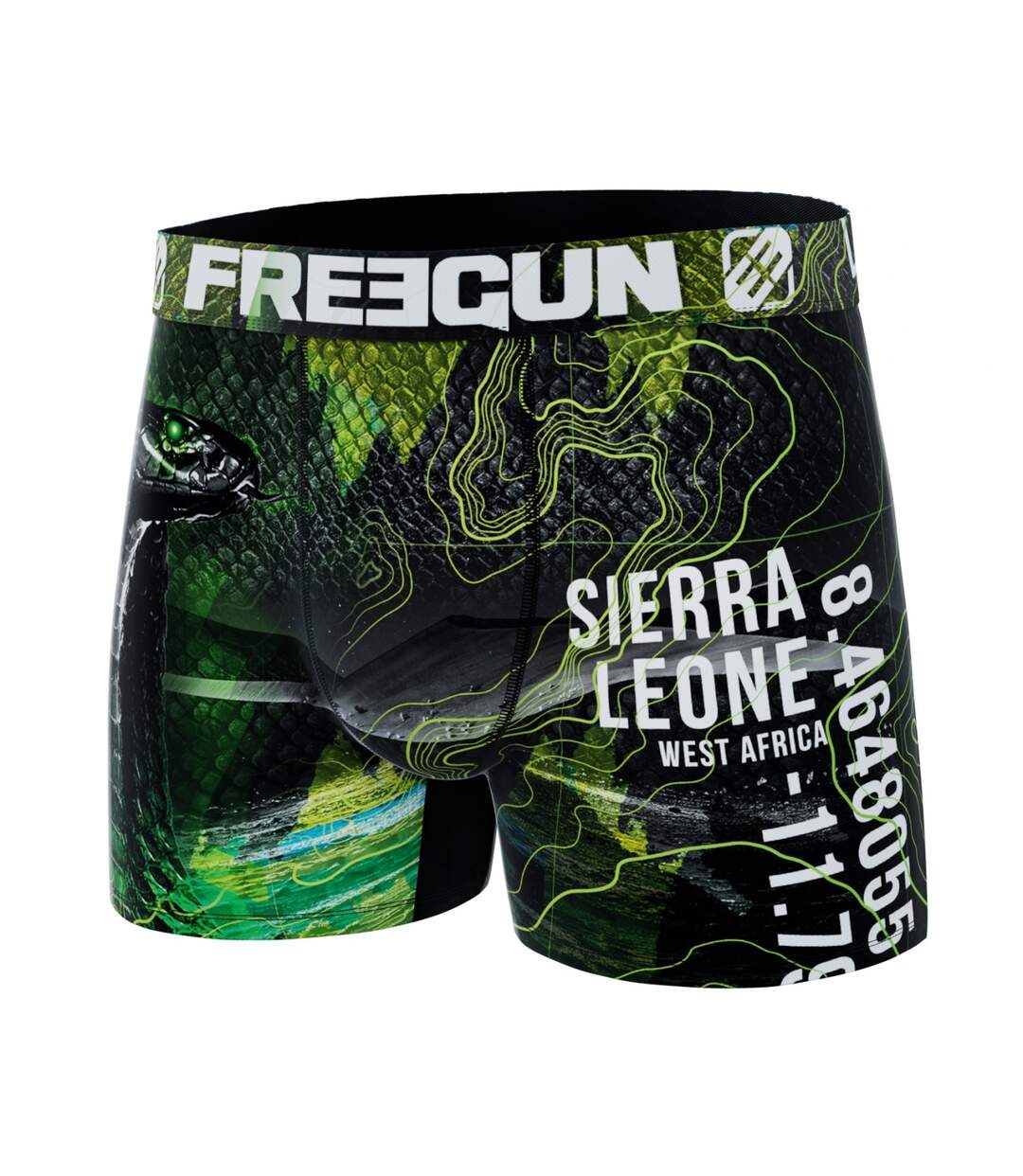 Boxer Homme Serpent, Caleçon Homme Polyester Recyclé, Doux et Respirant