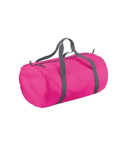 Packaway barrel bag one size fuchsia BagBase