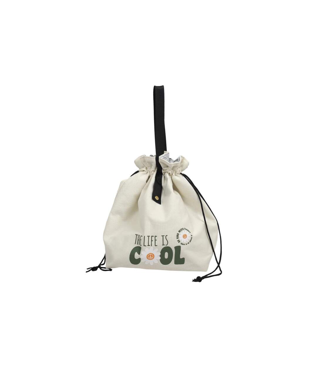 Sac Fraîcheur Life is Cool 34cm Naturel-1