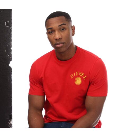 T-shirt T-just 10-4 Homme Rouge Diesel