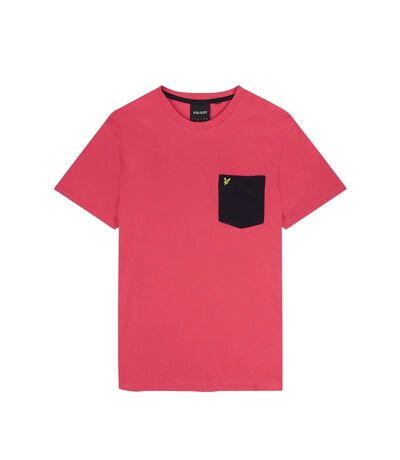 T-shirt homme rose vif / bleu marine foncé Lyle & Scott Lyle & Scott