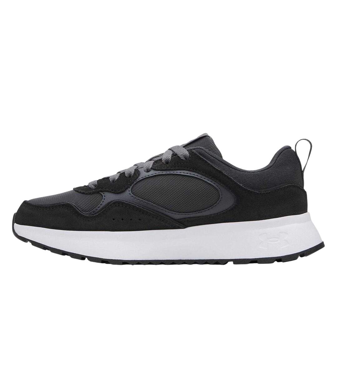 Womens/ladies Mirage Low Cut Trainers Black Castle Grey Anthracite Grey Under Armour-2