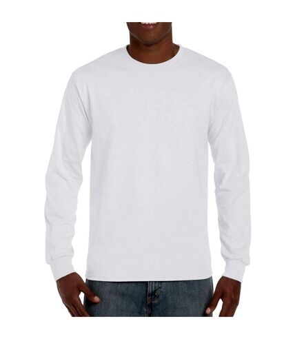 Gildan Unisex Adult Hammer Long-Sleeved T-Shirt (White) - UTRW10080