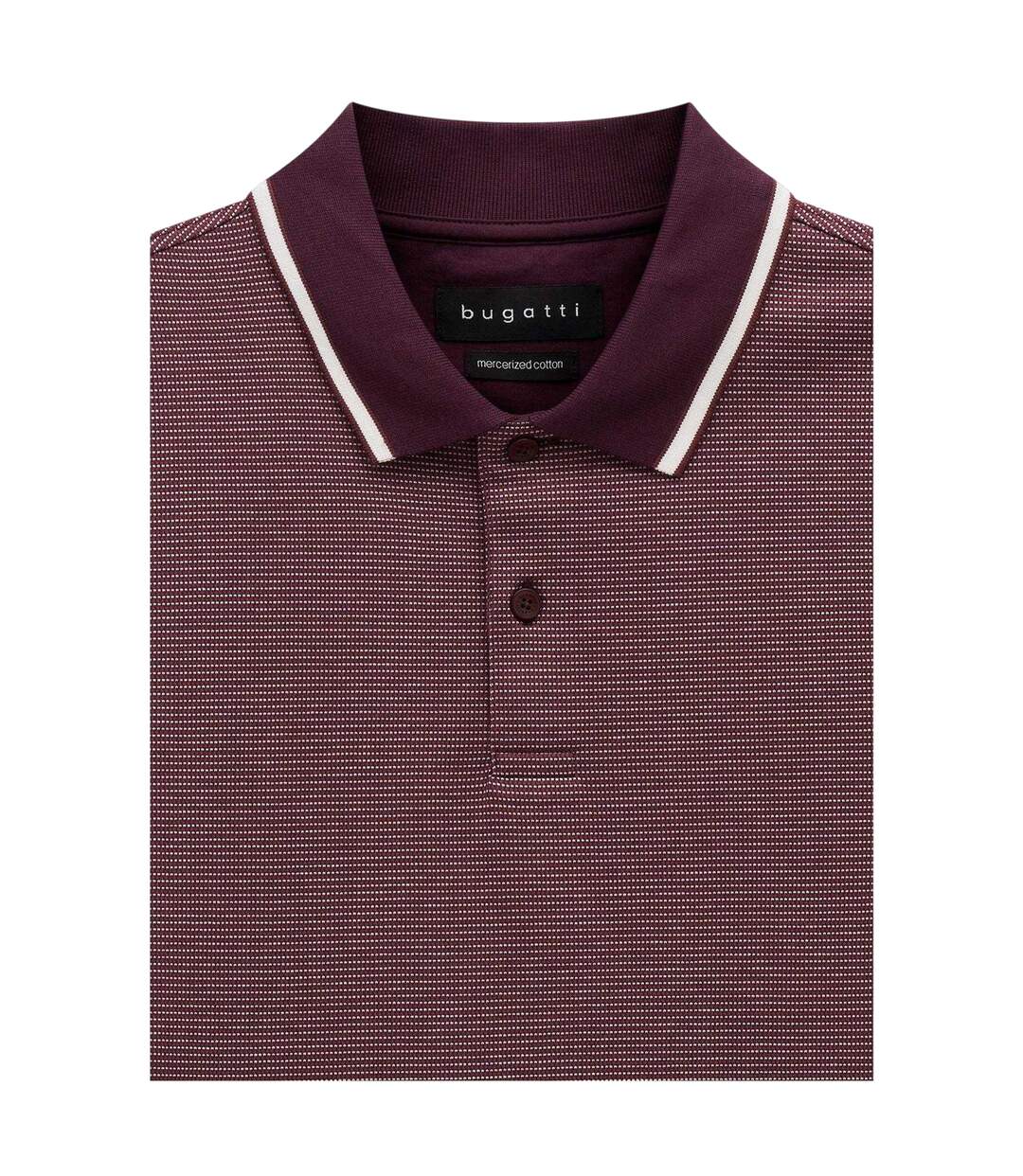 Mens Polo Shirt Blackberry Bugatti-3