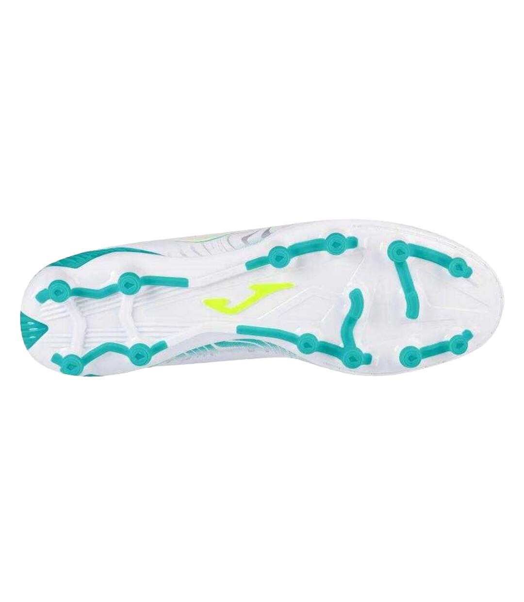 Chaussures De Foot Pour Terrain Ferme Evolution Homme Blanc Bleu Jaune Joma-4