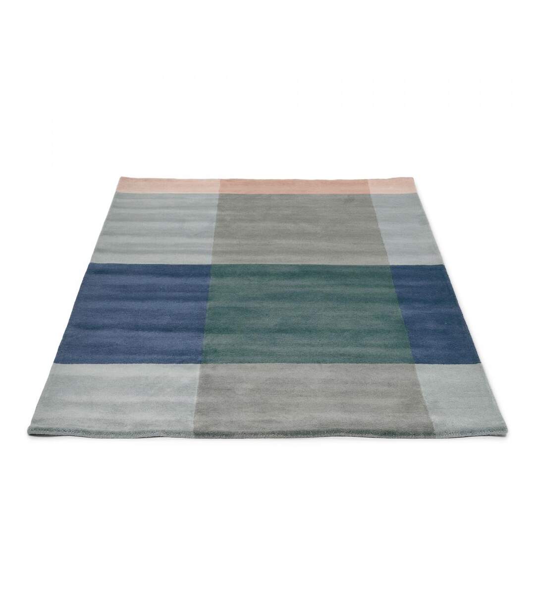 Tapis salon et chambre fait à la main en laine motif seventies PLAID-5