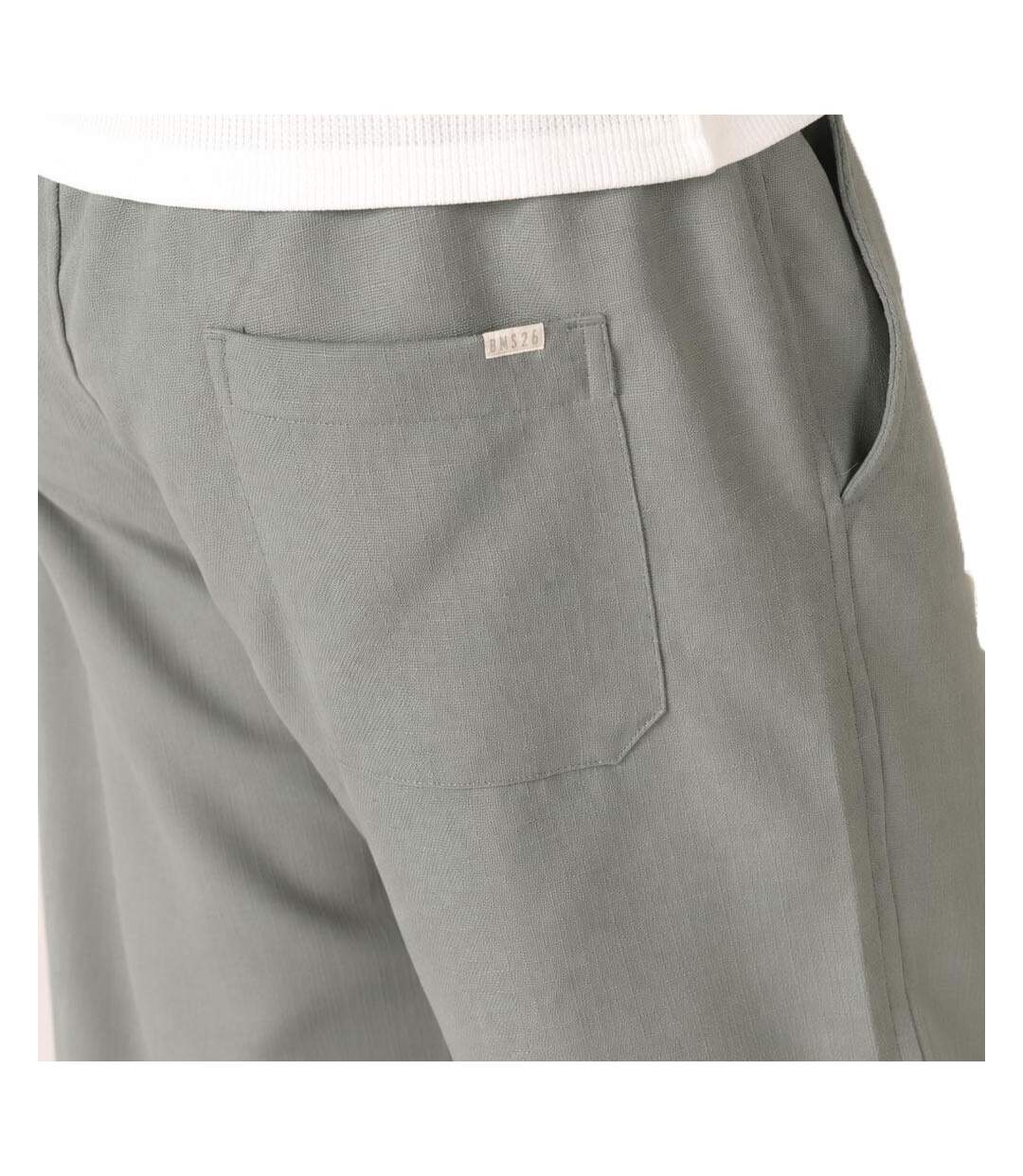 Pantalon fluide vert homme rms26 texture-2