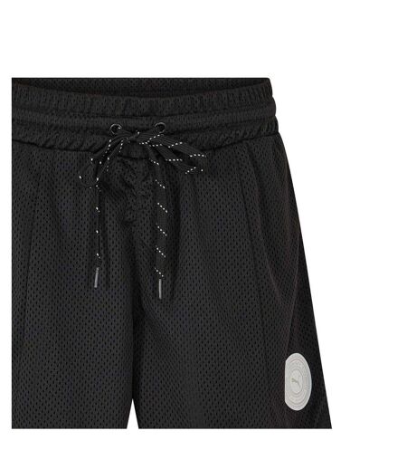Womens/ladies Jersey Sweat Shorts  Black Puma