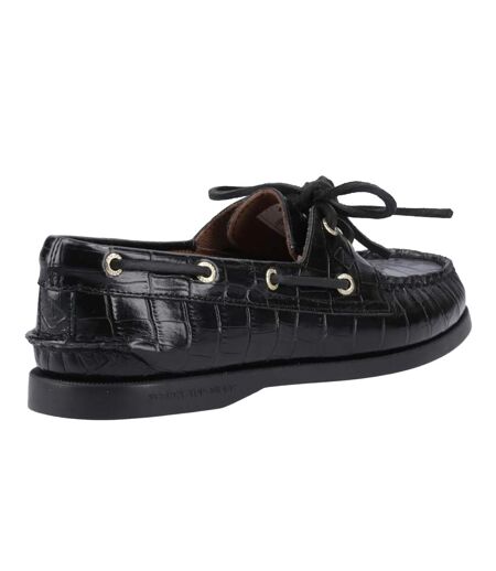 Chaussures Bateau Authentic Femme Noir Sperry