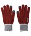 Puma Unisex Adult Knitted Winter Gloves (Red/Gray Heather) - UTRD2289