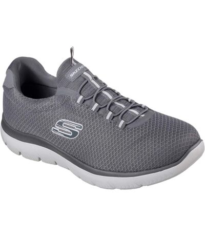 Skechers Mens Summits Sneakers (Charcoal Grey) - UTFS7622