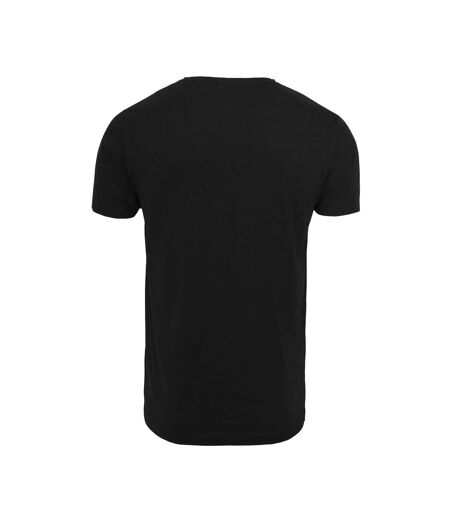 T-shirt Give Up And Go Home Homme Noir Mister Tee