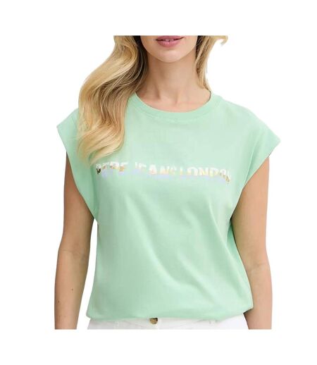 T-shirt vert femme pepe jeans aurore - l