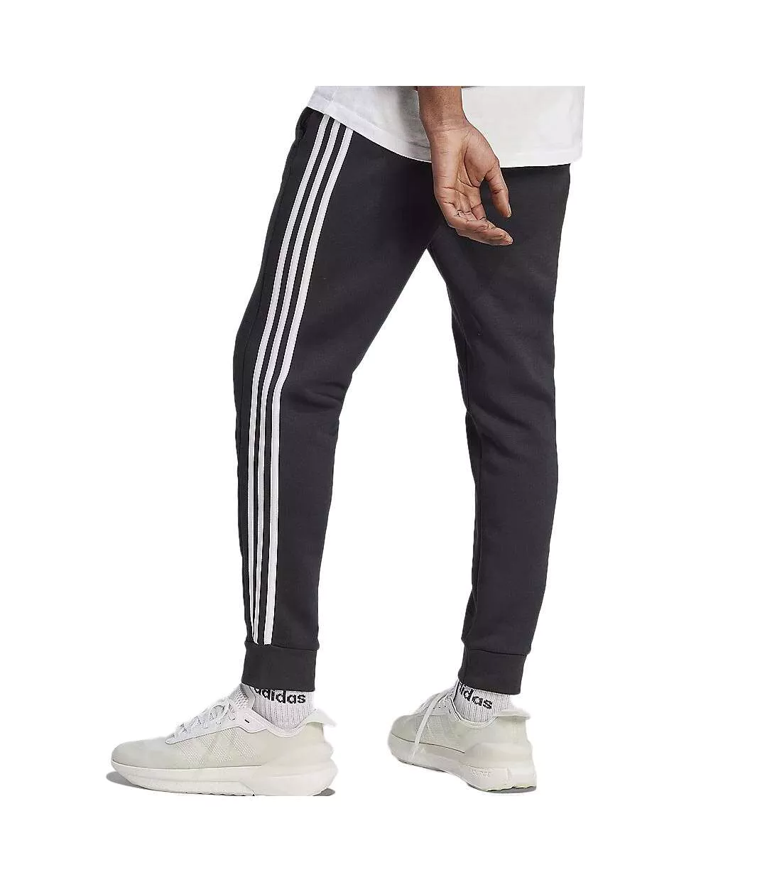 Jogging noir homme adidas ha4337 - m-2
