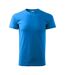 Mens Basic T-shirt Blue Malfini-1
