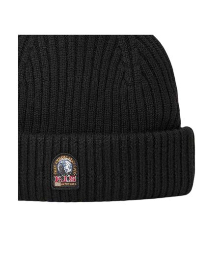 Pjs Embroidered Patch Beanie Black Parajumpers