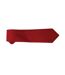Cravate Unie Homme Taille Unique Bordeaux Premier-2